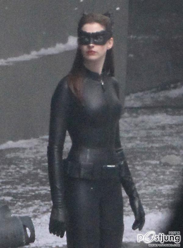 Anne hataway  in costume Catwoman @ 'The Dark Knight Rises'