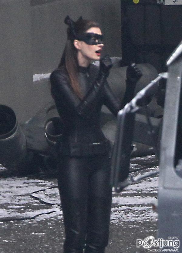 Anne hataway  in costume Catwoman @ 'The Dark Knight Rises'