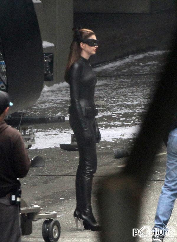 Anne hataway  in costume Catwoman @ 'The Dark Knight Rises'