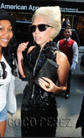 Lady Gaga ที่งาน New York Fashion Week 2011!