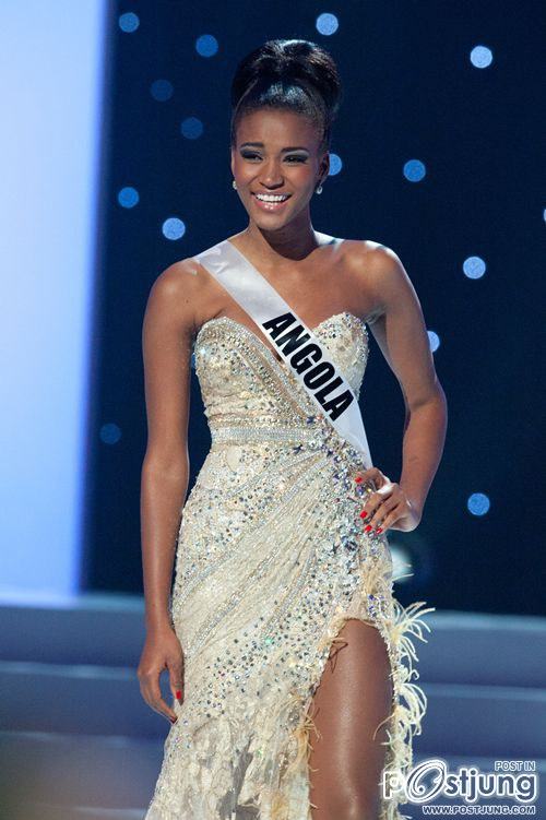 อันดับ 1 ได้แก่ Miss Leila Lopes อายุ 25 จากแองโกลา (Angola)