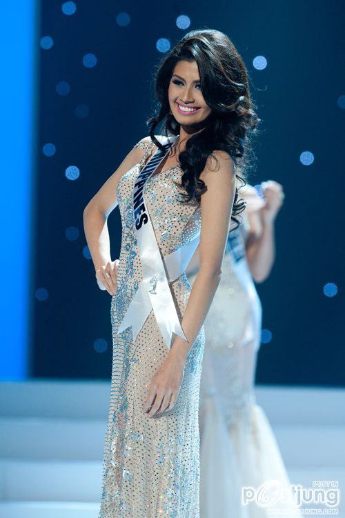 รองอันดับ 3 ได้แก่  Miss Shamcey Supsup อายุ 25 ปี จากฟิลิปปินส์
