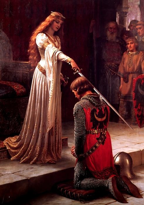 Edmund Blair Leighton, The Accolade, circa 1901