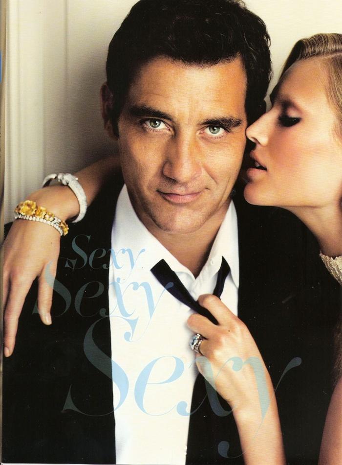 Clive Owen & Toni Garrn @ Vogue Spain October 2011