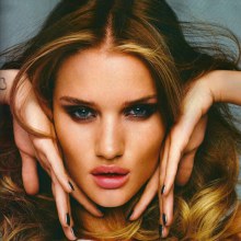 Rosie Huntington Whiteley @ Elle UK October 2011