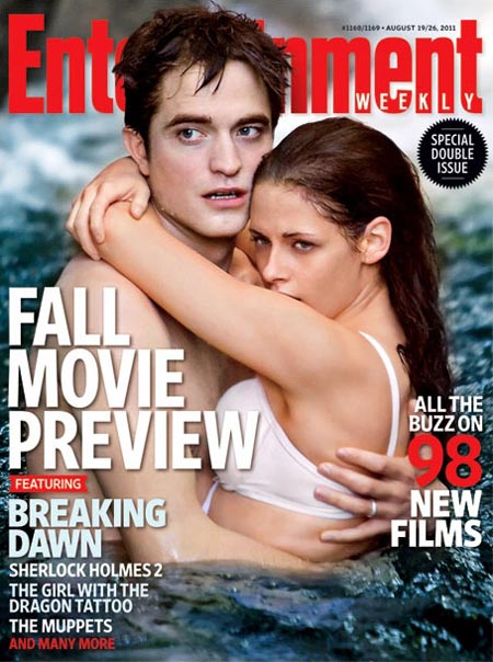 เมื่อ Edward และ Bella กอดกันชุ่มฉ่ำบนปก Entertainment Weekly !!!!