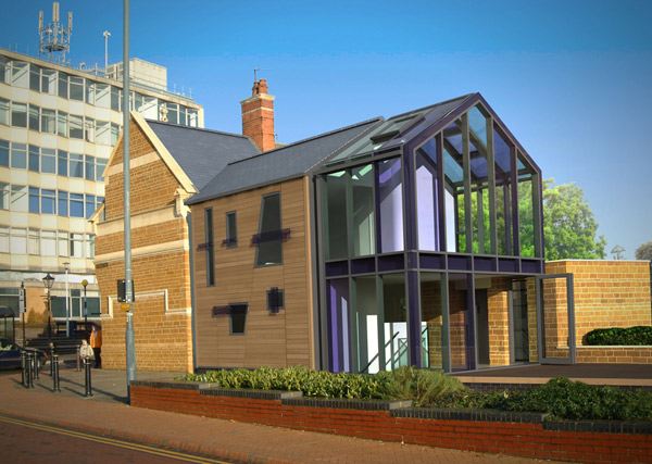 Contemporary English House Architecture in Glass