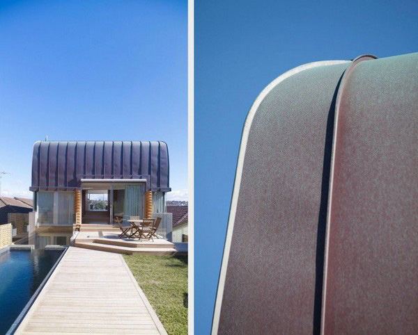 คุณมองหาบ้านแบบนี้อยู่รึเปล่าครับWave Shaped House in Bondi Beach, Australia