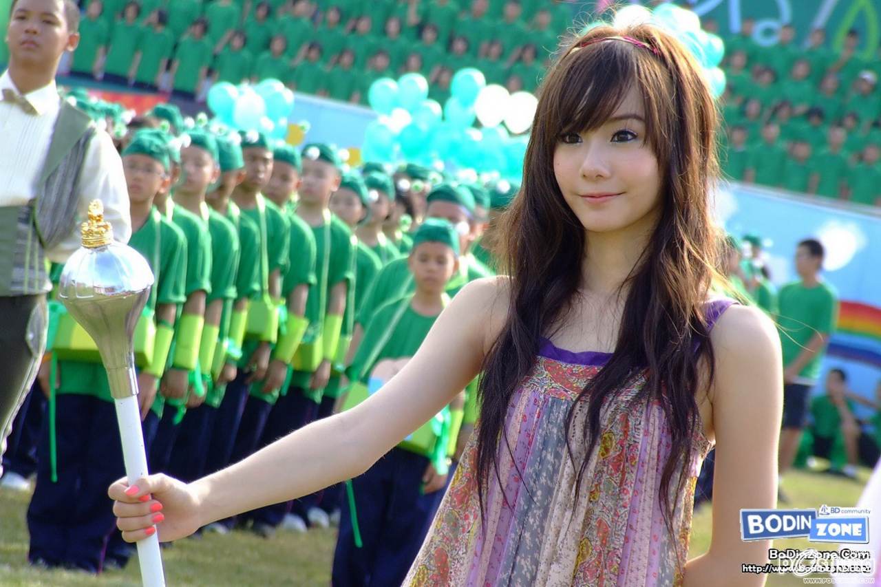 เต้ยสมัยเป็นดรัมเมเยอร์