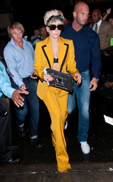 Gaga arrives at Beacon Theater