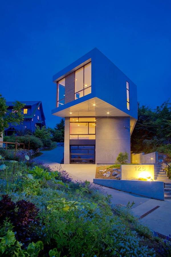 บ้านสวยไม่เล็กไม่ใหญ่ Modern Geometric Architecture &ndash; Urban Seattle Home