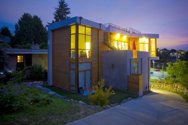 บ้านสวยไม่เล็กไม่ใหญ่ Modern Geometric Architecture &ndash; Urban Seattle Home