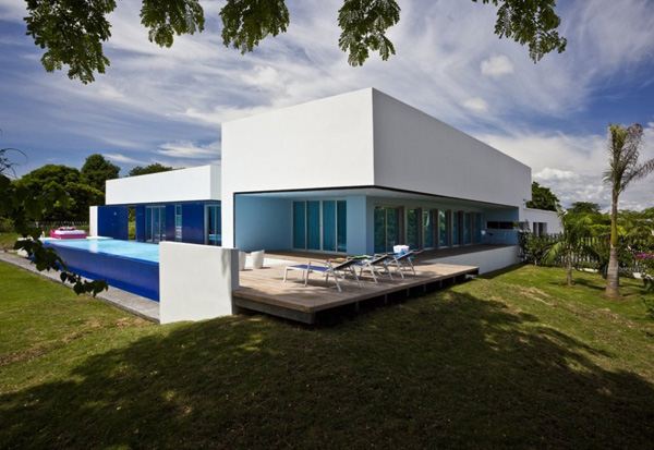 Contemporary Pool Houses &ndash; True Blue Home