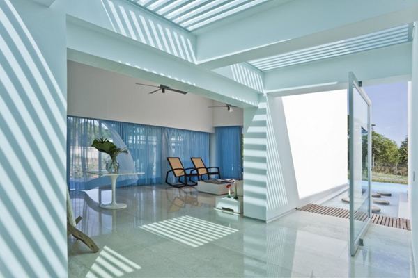 Contemporary Pool Houses &ndash; True Blue Home