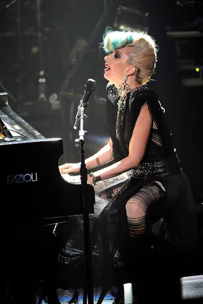 Lady Gaga Sting's 25th Anniversary Concert