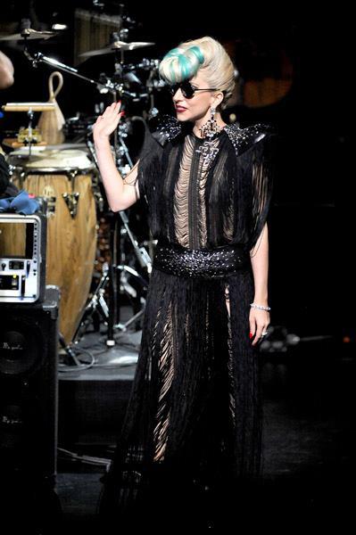 Lady Gaga Sting's 25th Anniversary Concert