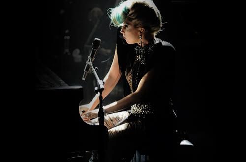 Lady Gaga Sting's 25th Anniversary Concert