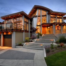 อู้ยหรูหราWaterfront House Plans in beautiful British Columbia