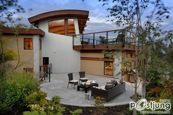 อู้ยหรูหราWaterfront House Plans in beautiful British Columbia