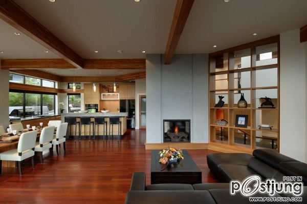 อู้ยหรูหราWaterfront House Plans in beautiful British Columbia