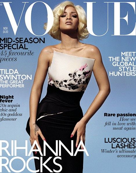 Rihanna ขึ้นปกนิตยสาร Vogue!