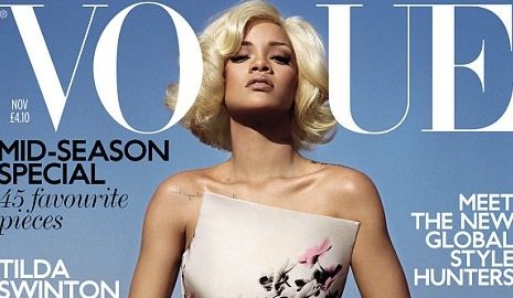 Rihanna ขึ้นปกนิตยสาร Vogue!
