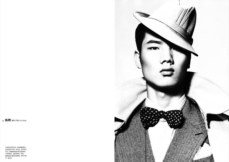 Hou Jinxiang @ Numero Homme China #2 F/W 2011