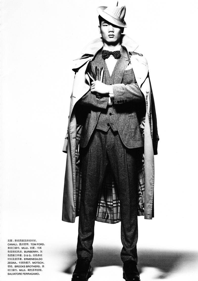 Hou Jinxiang @ Numero Homme China #2 F/W 2011