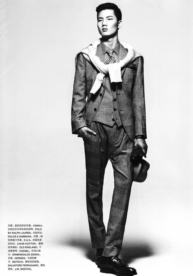 Hou Jinxiang @ Numero Homme China #2 F/W 2011