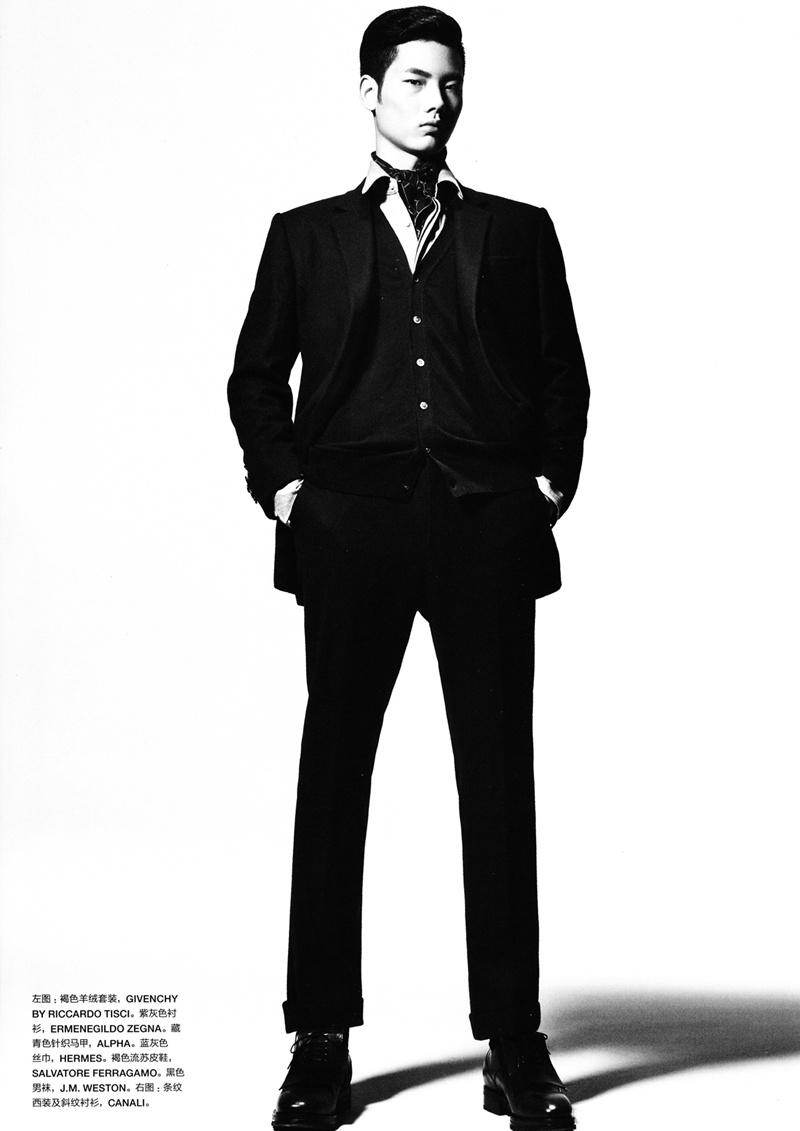 Hou Jinxiang @ Numero Homme China #2 F/W 2011