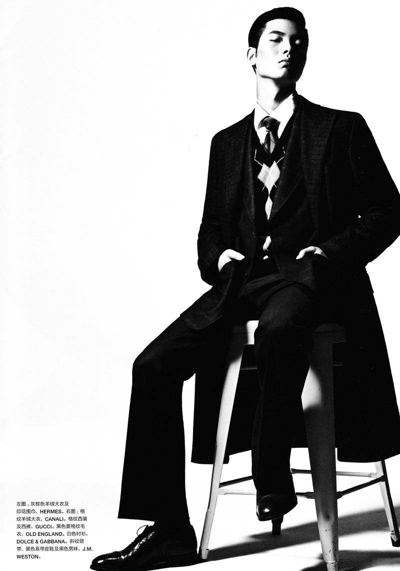 Hou Jinxiang @ Numero Homme China #2 F/W 2011