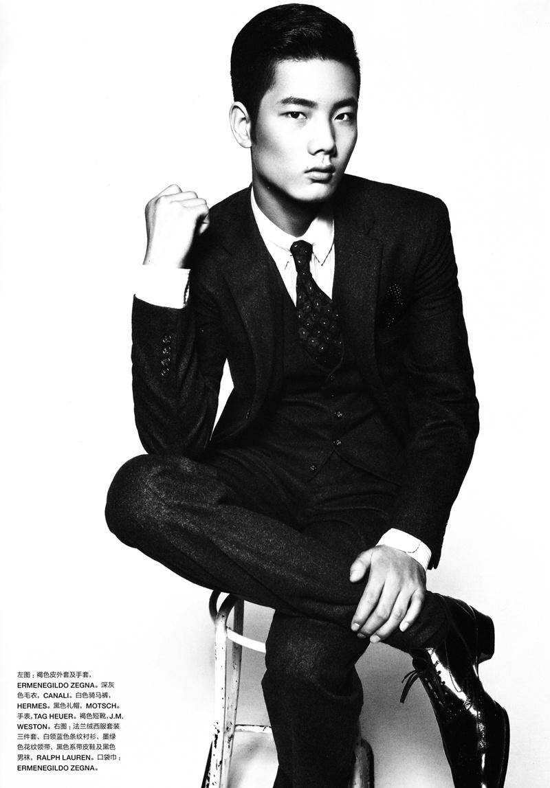 Hou Jinxiang @ Numero Homme China #2 F/W 2011