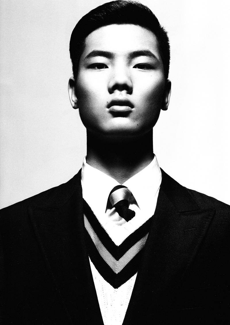 Hou Jinxiang @ Numero Homme China #2 F/W 2011