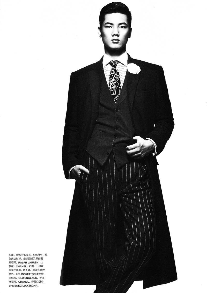 Hou Jinxiang @ Numero Homme China #2 F/W 2011