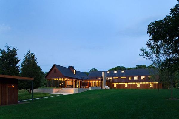 Luxury Farmhouse Plan in New York Countryside