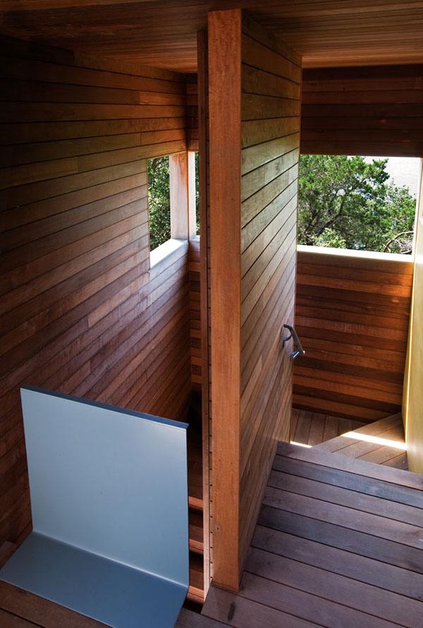 Tower Home Architecture in Wood and Stone