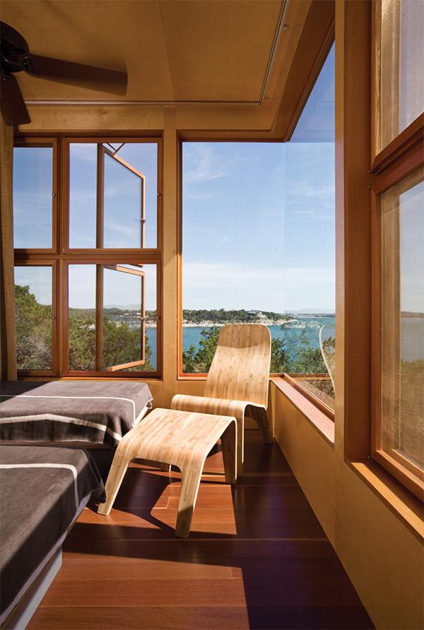 Tower Home Architecture in Wood and Stone