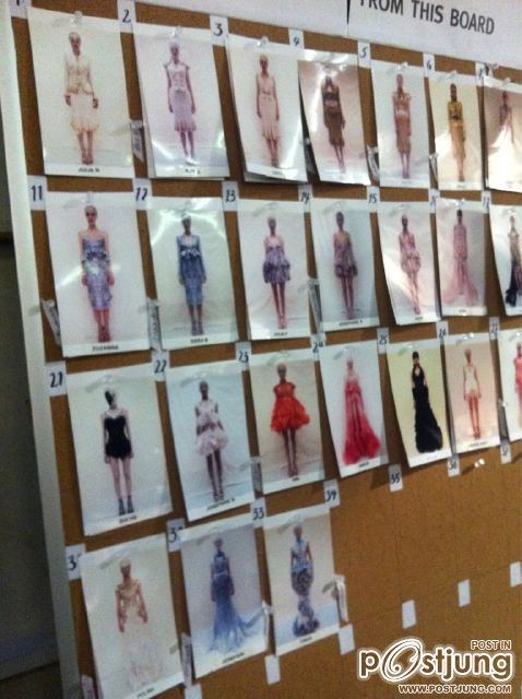 Alexander McQueen spring & summer 2012 in Paris fashion Week