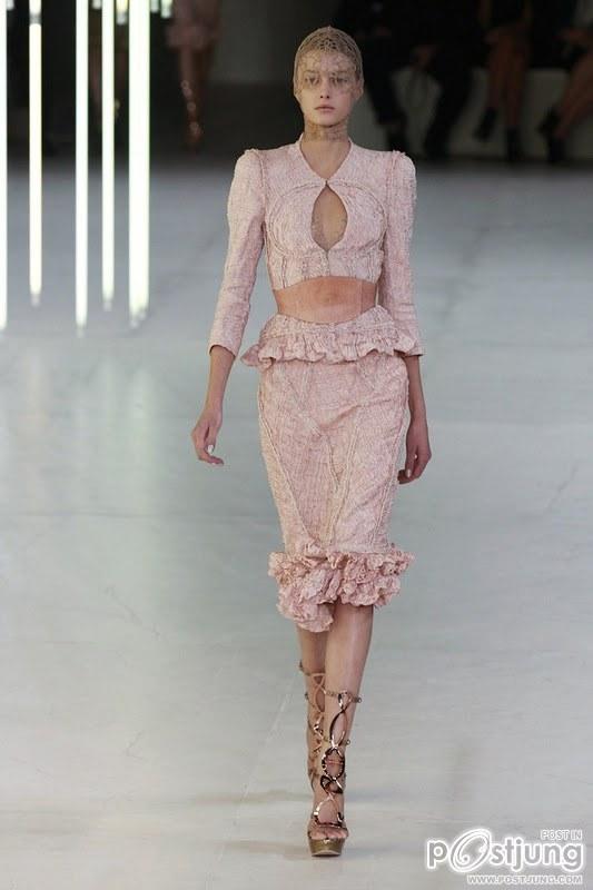 Alexander McQueen spring & summer 2012 in Paris fashion Week