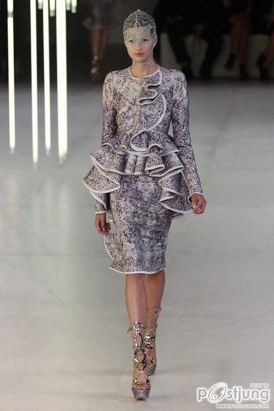 Alexander McQueen spring & summer 2012 in Paris fashion Week