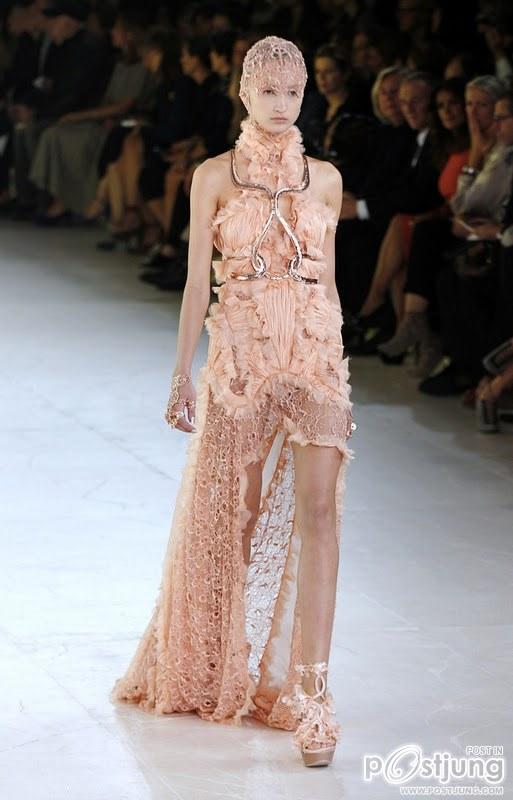 Alexander McQueen spring & summer 2012 in Paris fashion Week