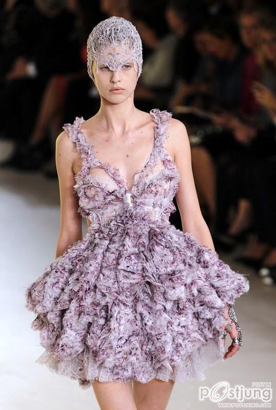 Alexander McQueen spring & summer 2012 in Paris fashion Week