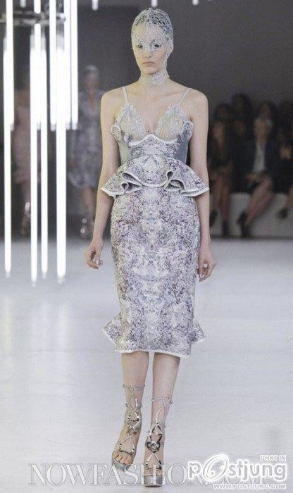Alexander McQueen spring & summer 2012 in Paris fashion Week