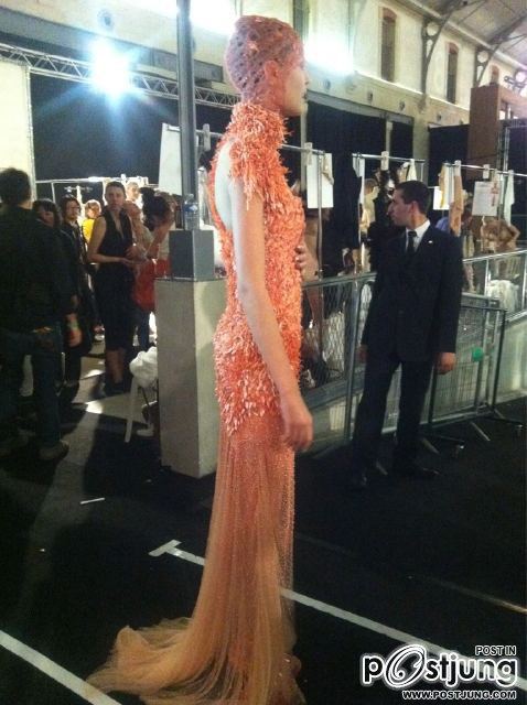 Alexander McQueen spring & summer 2012 in Paris fashion Week