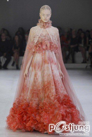 Alexander McQueen spring & summer 2012 in Paris fashion Week