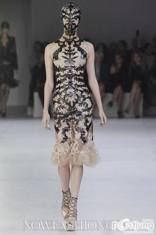 Alexander McQueen spring & summer 2012 in Paris fashion Week