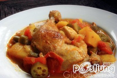 อันดับ 10 Chicken muamba, กาบอง