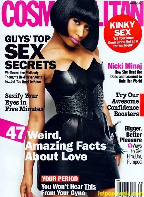 Nicki Minaj บนปกนิตยสาร Cosmopolitan!!!