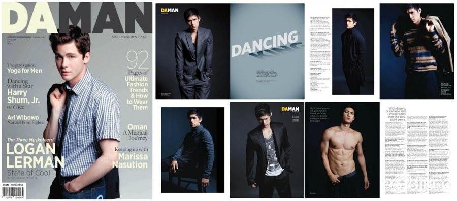 Harry Shum Jr.@ DA MAN Magazine Oct.-Nov.2011