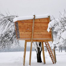 เหมาะให้เด็กเล่นFree Standing Tree House: how to build pictures